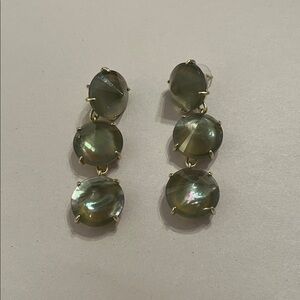 Kendra Scott Jolie Statement Earrings in Gray Illusion